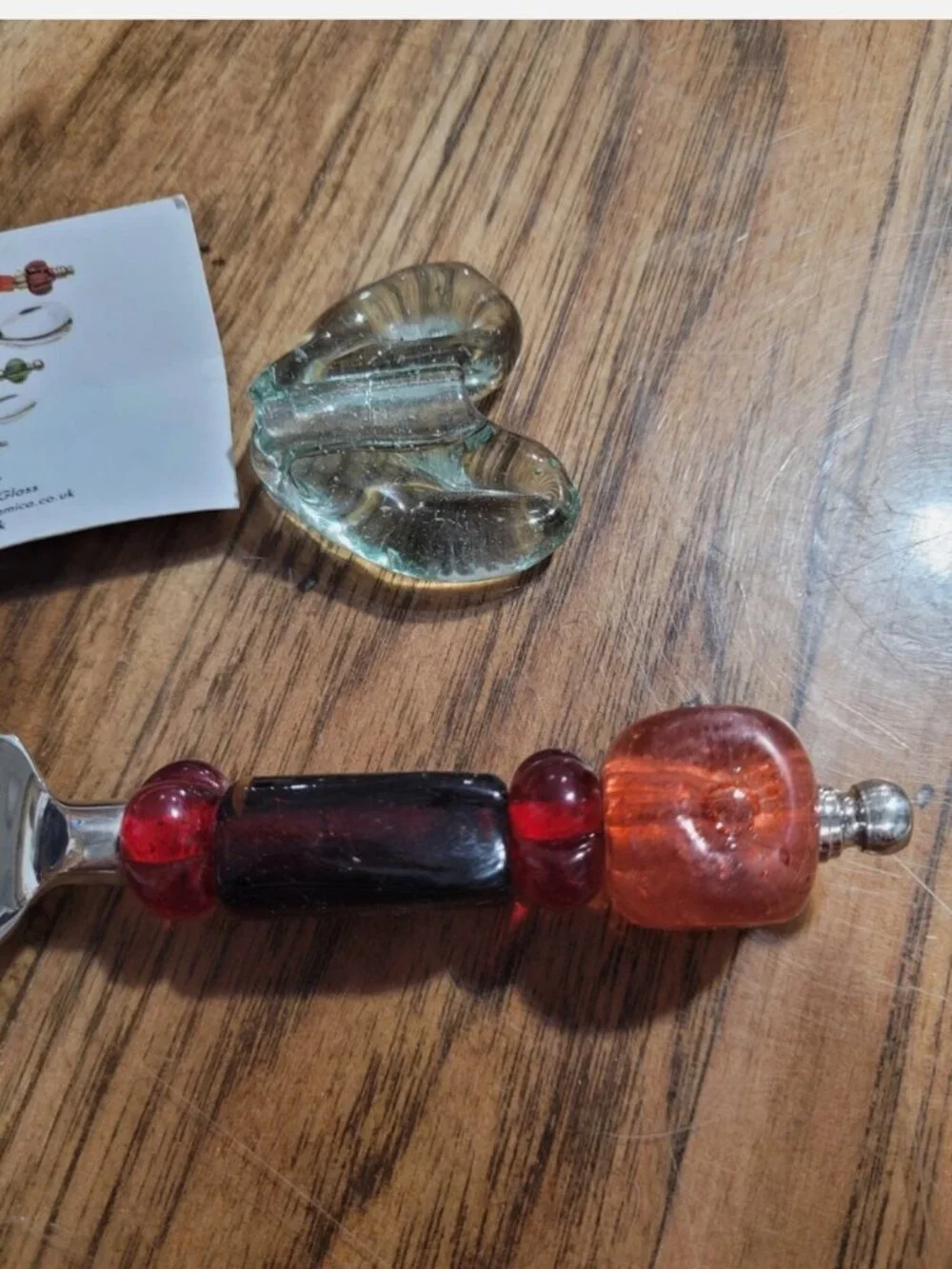 Unique Aramica Hand Blown Glass Knife/Spreader